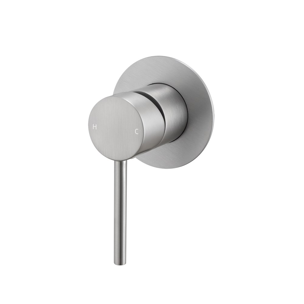 LUCID PIN  Brushed Nickel Wall Mixer