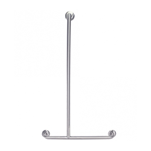 Left Hand Grab Rail 32mm Shower Grab Rail - LH 660mm x 1100mm