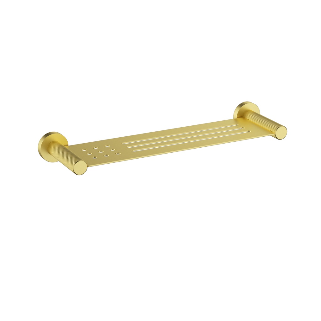 [44734] Linie Metal Shelf Brushed Gold
