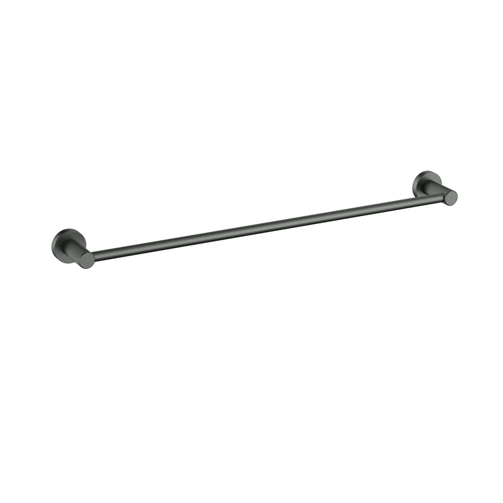 Linie Single Towel Rail 600mm Gun Metal