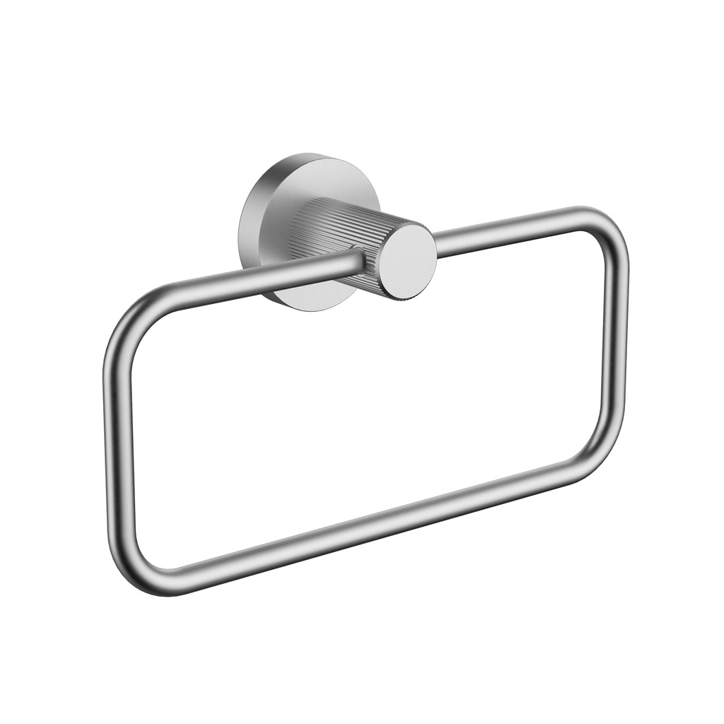 [44723] Linie Towel Ring Brushed Nickel