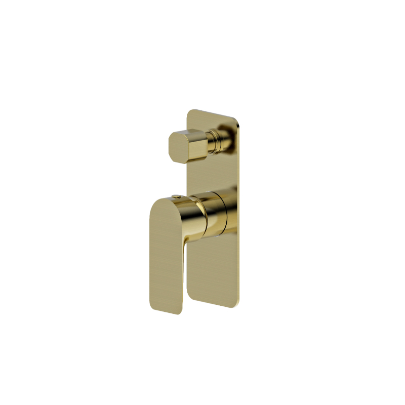 [55312] Luxus Shower Diverter Mixer Brushed Gold Trim Kit