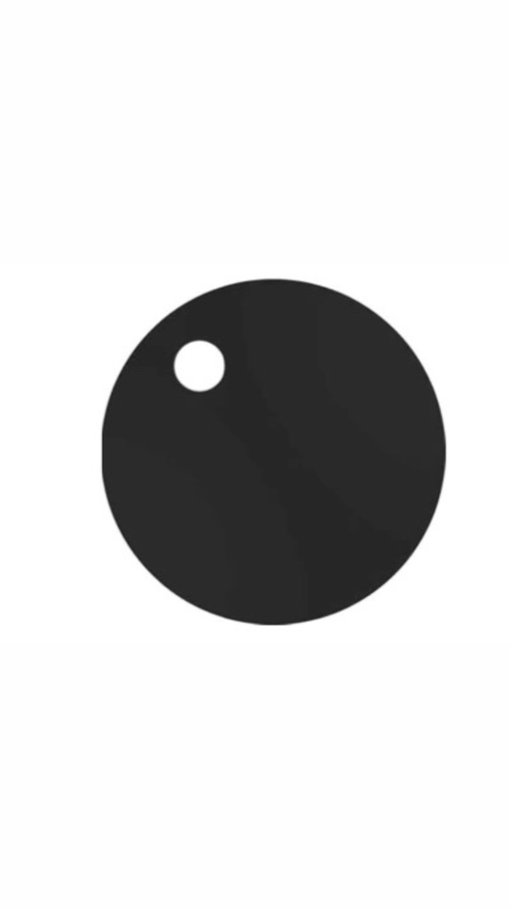 [50365] Matt Black Seat Hing Cover 60mm Compatible With Pain,Vera