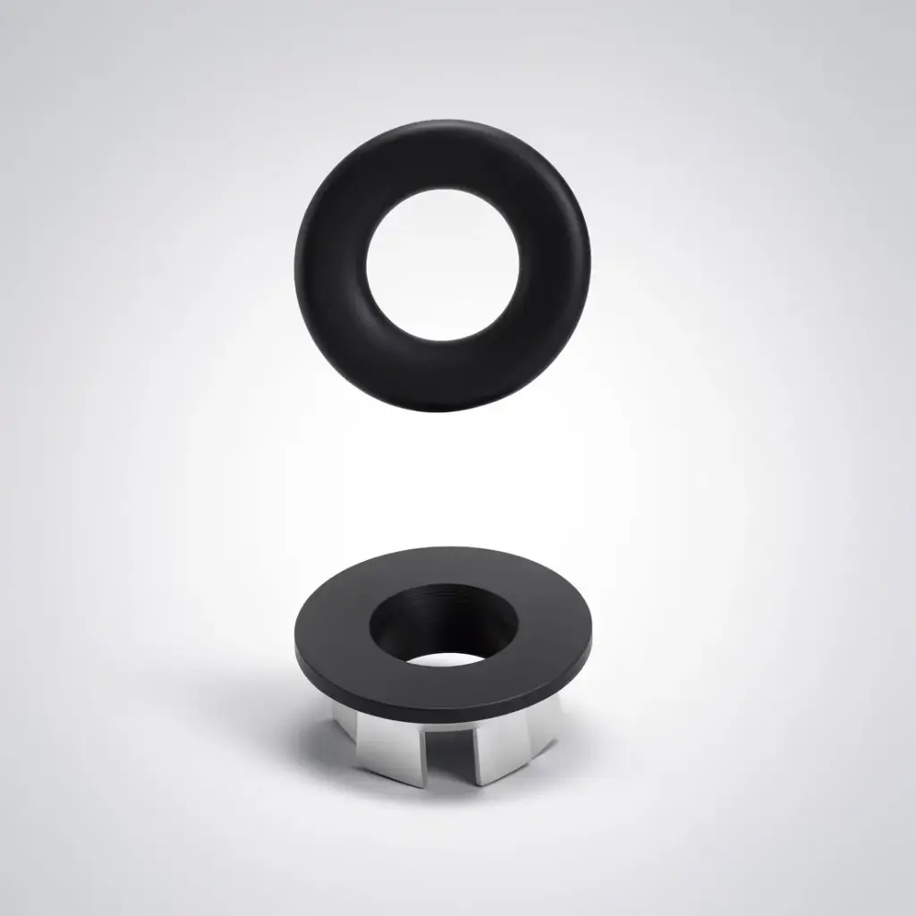 Matte Black Overflow Ring