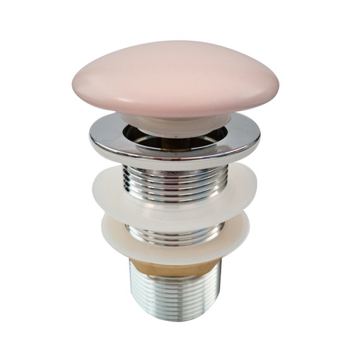 Matte Pink Ceramic Pop-Up Non-Overflow