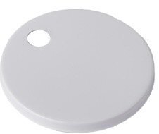 Matte White Hinge Cover In Pair