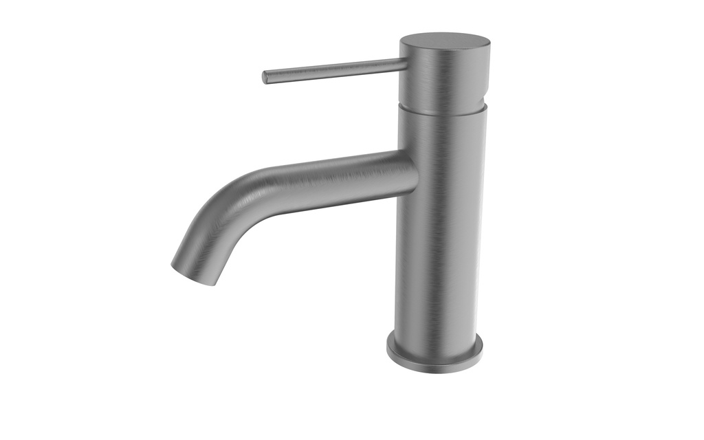 Morgan Rund Brushed Nickel Basin Mixer