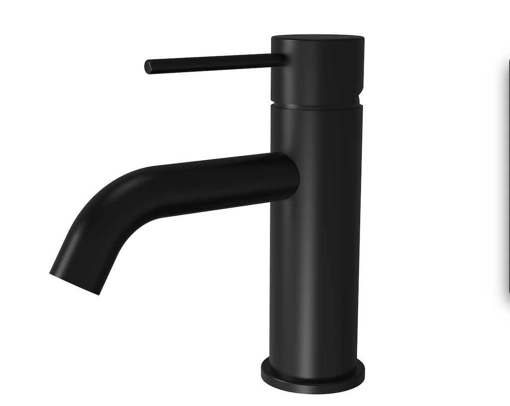 Morgan Rund Matte Black Basin Mixer