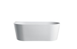 Musen Back To Wall Round Bathtub (1400*700) Thin Edge Without Overflow