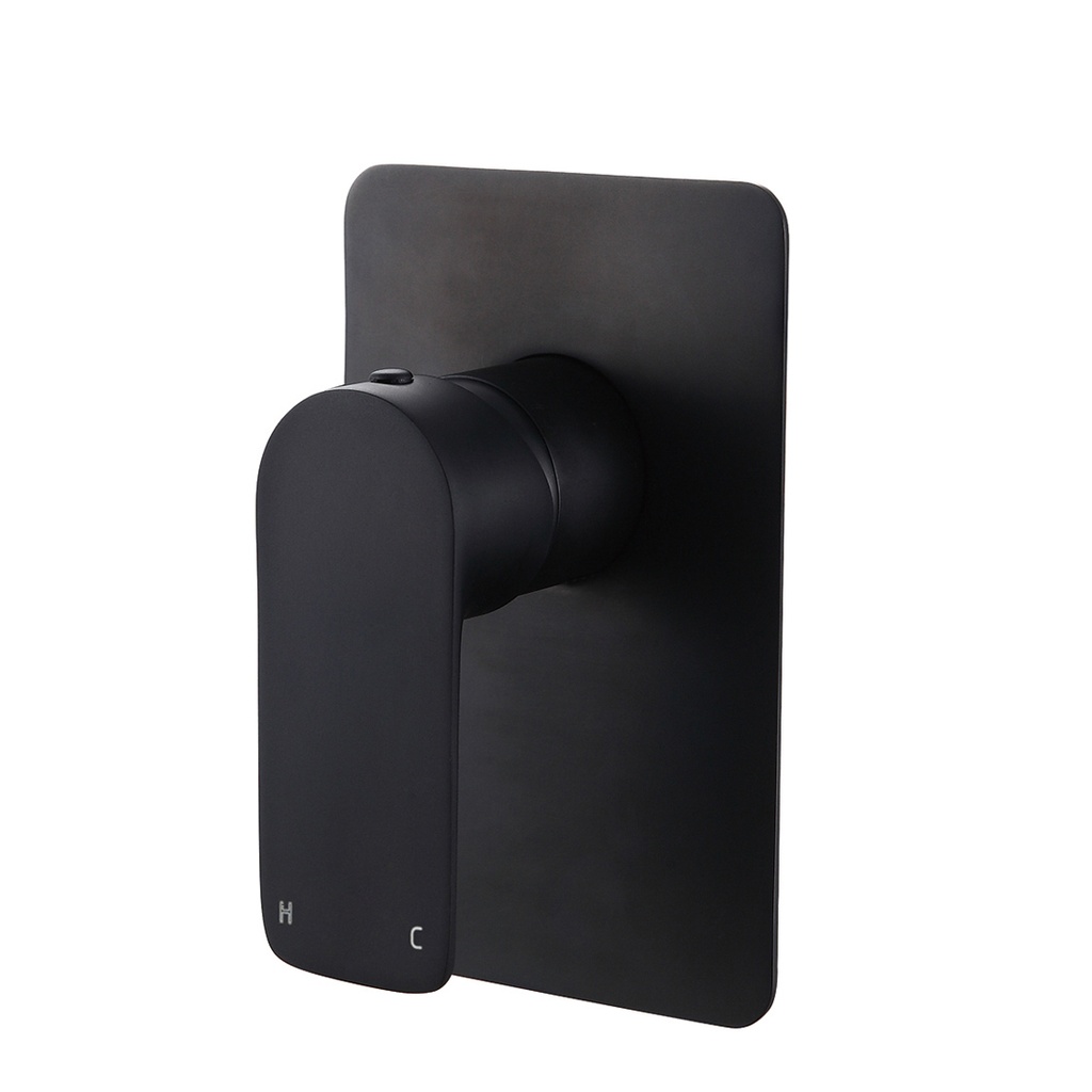 Nana Black Shower Bath Wall Mixer