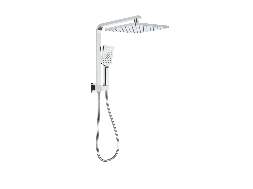 New Sando Square Mini Multi-function Shower Set Chrome,250mm Plastic Shower Head
