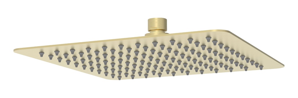 Nova Square Overhead Shower 250mm,Brushed Gold