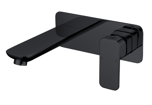 Nova Wall Basin Mixer Matt Black Lead Free
