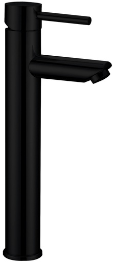 Otus Pin Handle High Rise Basin Mixer Matt Black Lead Free