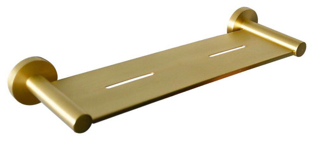 Otus Round Metal Shelf(Brushed Gold)