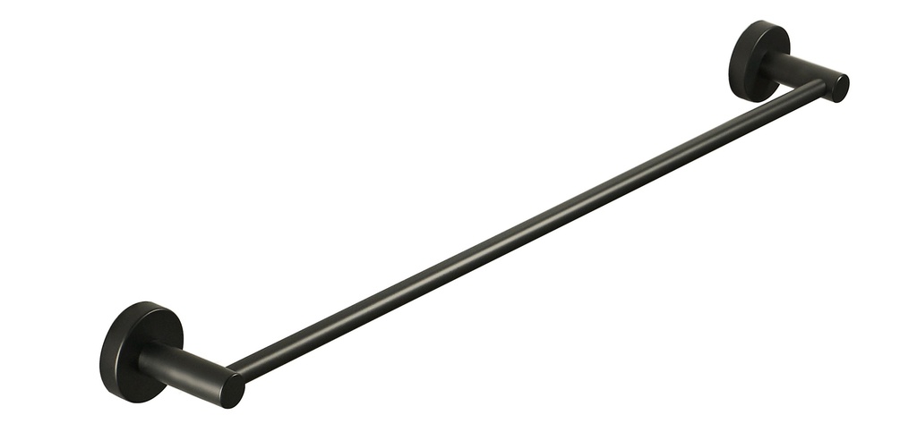 Otus Round Single Towel Rail 600mm(Gunmetal)