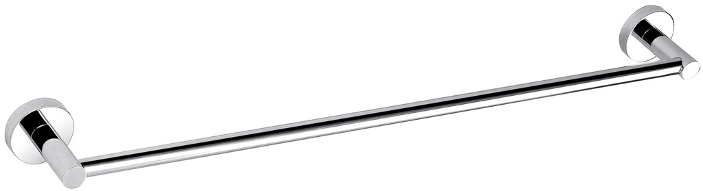 Otus Round Single Towel Rail 750mm(Chrome)