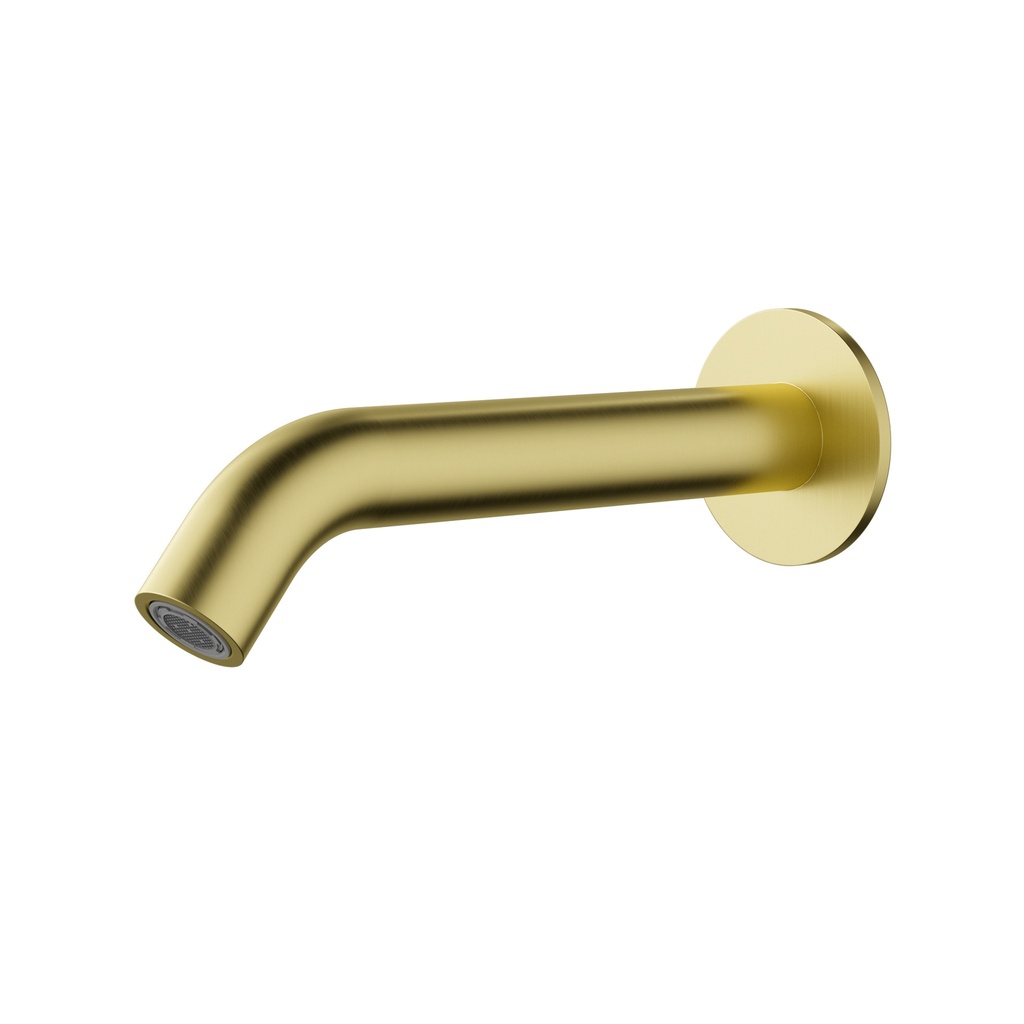 Otus Slimline Bath Spout 220mm Brushed Gold