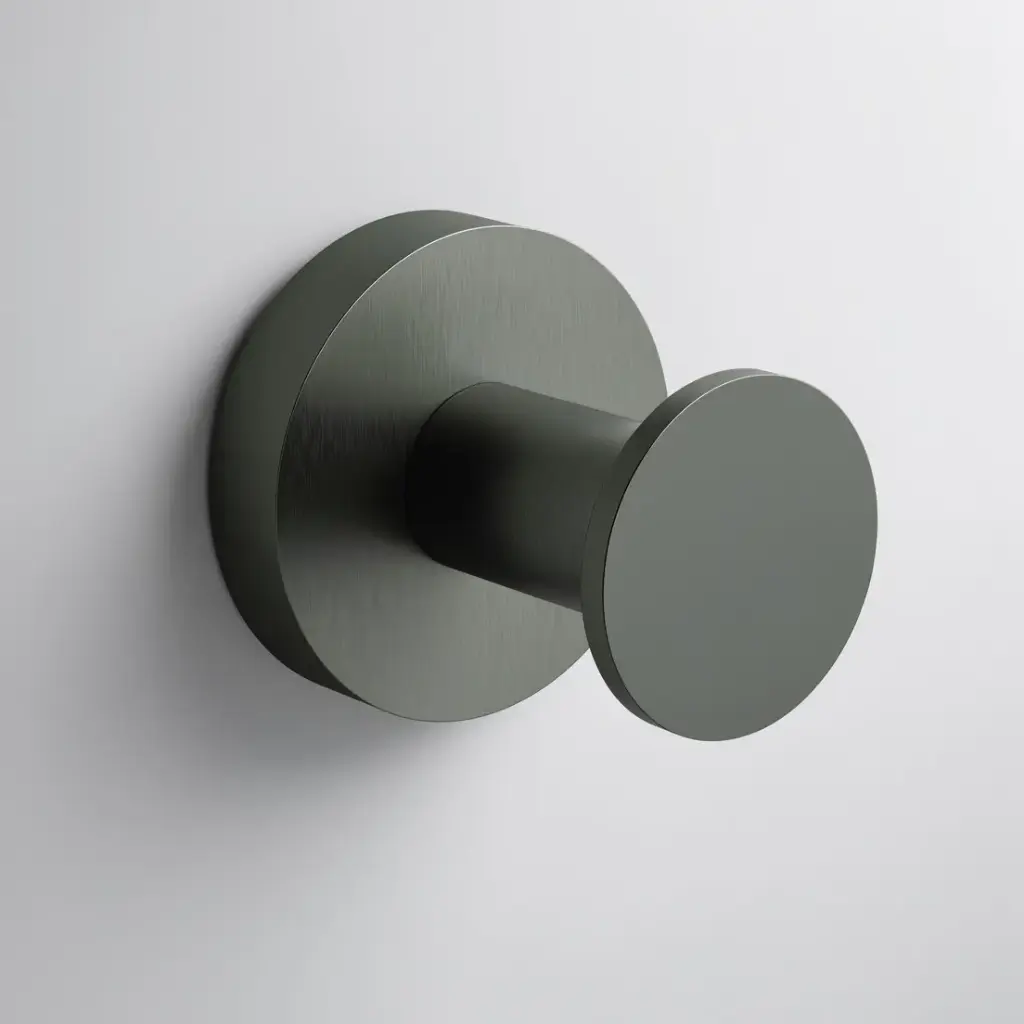 Otus Slimline Robe Hook Gun Metal