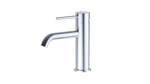 Otus Slimline SS Basin Mixer Curved Spout in Chrome