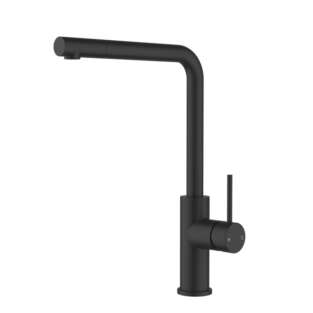 Otus Slimline SS Pull-Out Sink Mixer Matt Black
