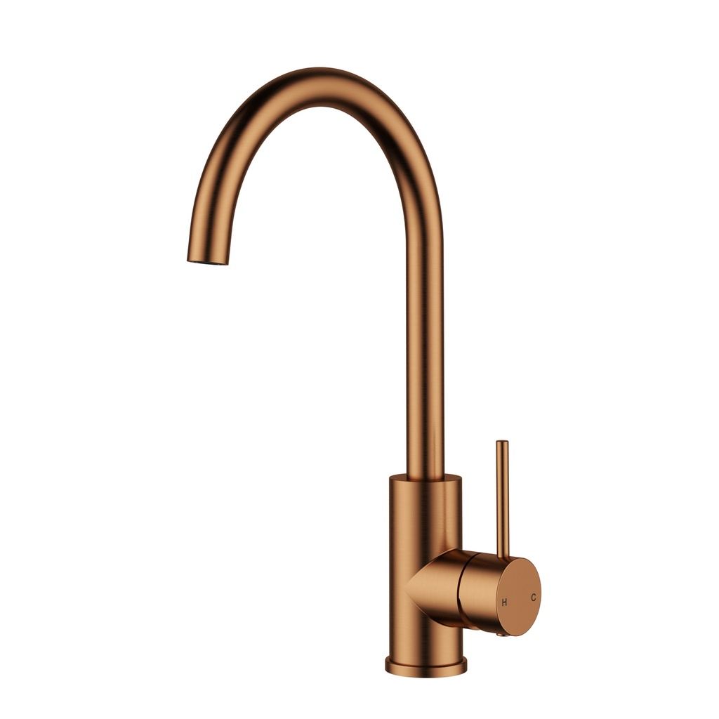 Otus Slimline SS Sink Mixer Brushed Brushed Copper