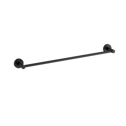 [44499] Otus Slimline Single Towel Rail 600mm Matt Black