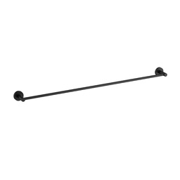 Otus Slimline Single Towel Rail 900mm Matt Black