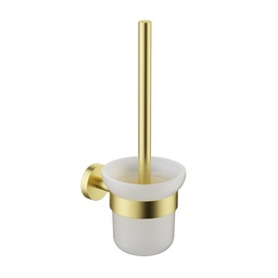 Otus Slimline Toilet Brush Holder Brushed Gold