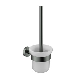 Otus Slimline Toilet Brush Holder Gun Metal