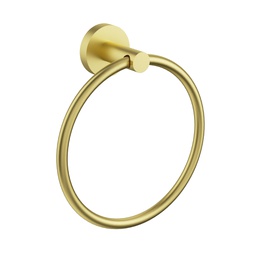 [44535] Otus Slimline Towel Ring Brushed Gold