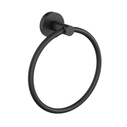 [44534] Otus Slimline Towel Ring Matt Black