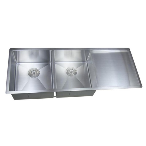 Overall Size: 1160*450*220mm Bowl Size: 360*400*220mm Drainer Size:360*400mm Cut Out Size: 1110*400mm Radius: 15mm 304 Stainless Steel