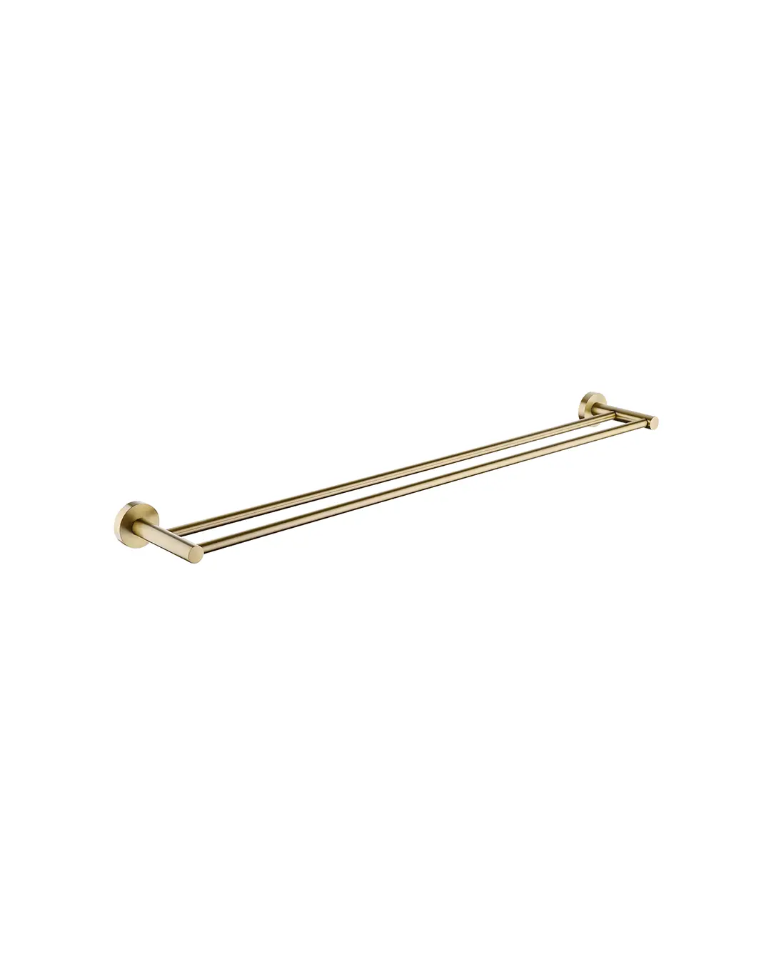 Pentro Brushed Yellow Gold Double Towel Rail 790mm(Cuttable)