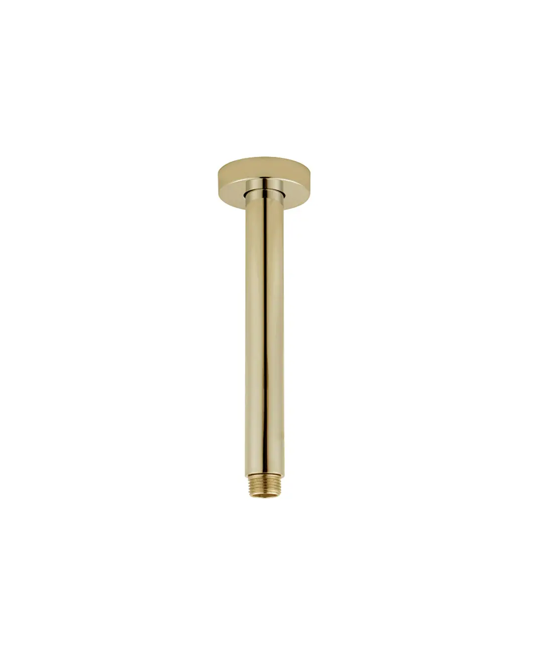 Pentro Brushed Yellow Gold Round Ceiling Shower arm 200mm