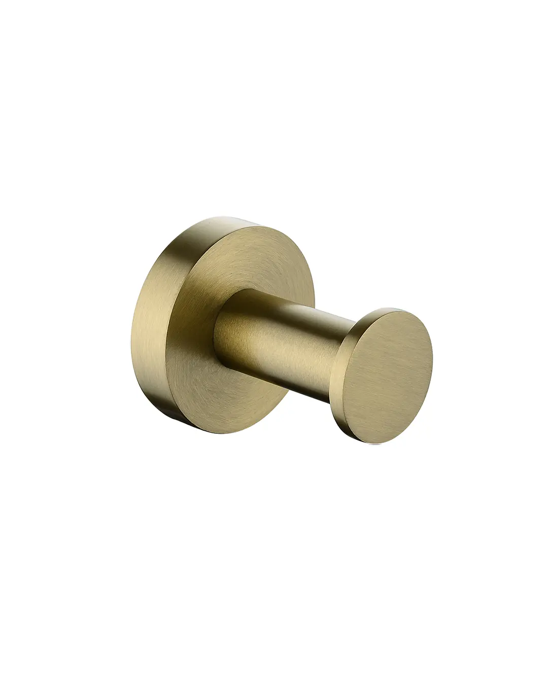 Pentro Brushed Yellow Gold Round Robe Hook
