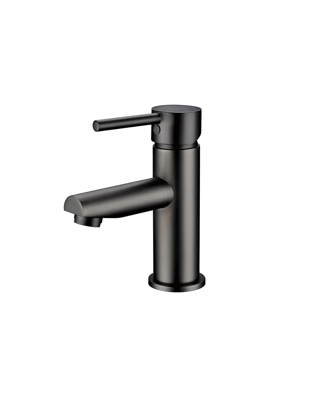 Pentro Gun Metal Grey Round Basin Mixer