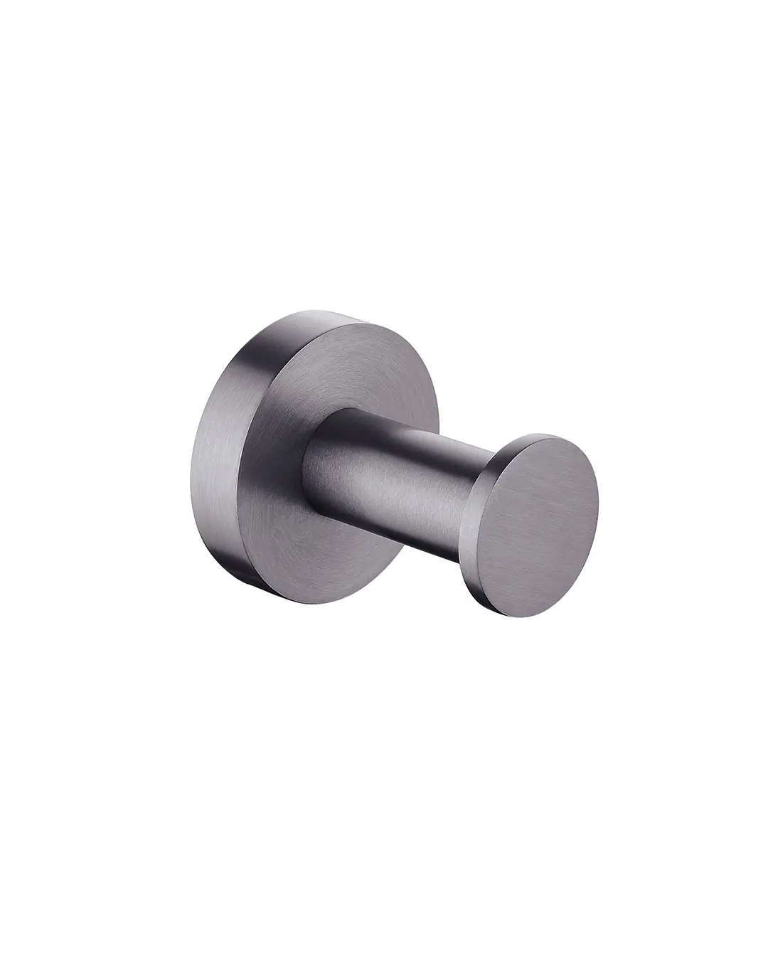 [40864] Pentro Gun Metal Grey Round Robe Hook