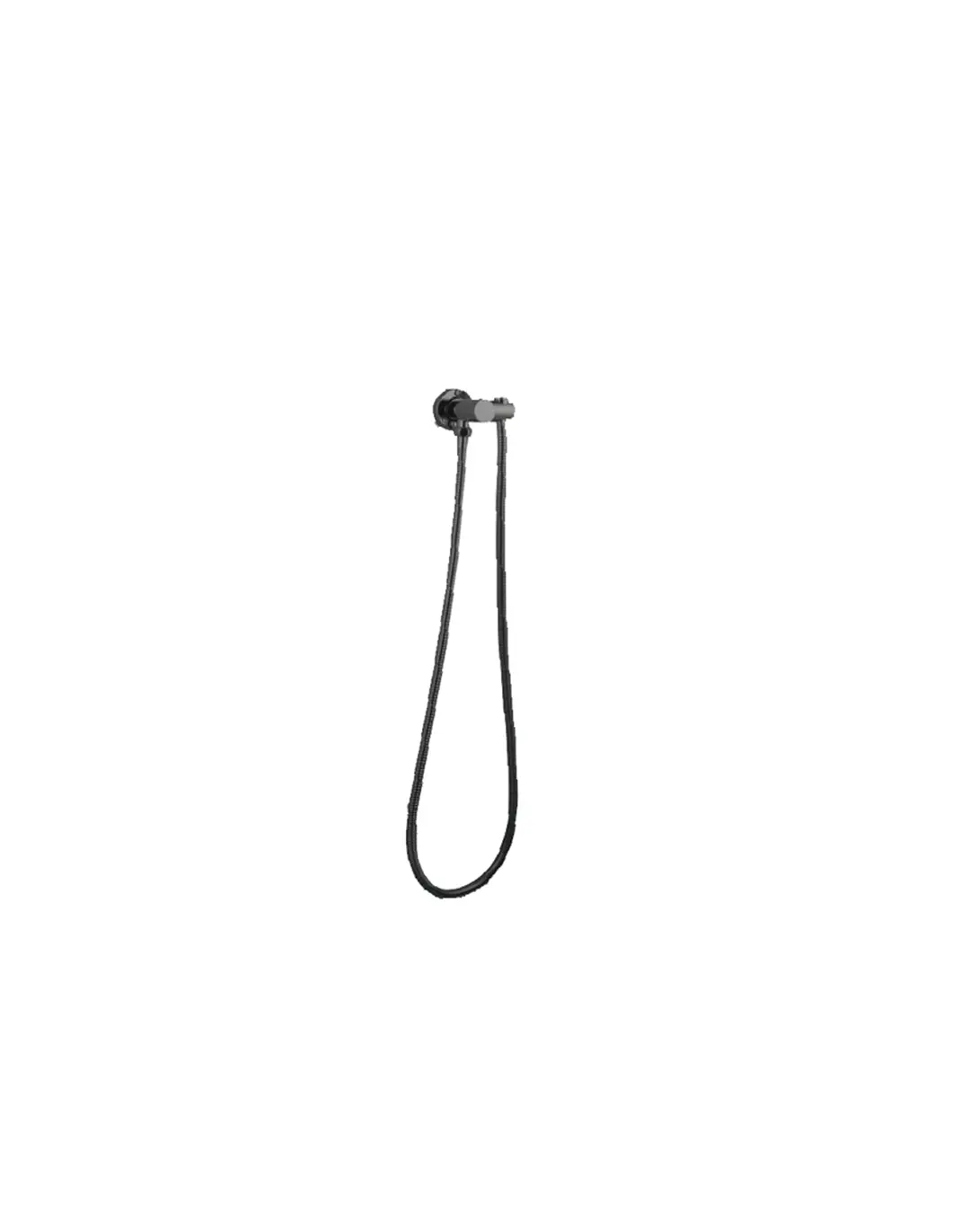 Pentro Gun Metal Grey Shower Holder & Connector