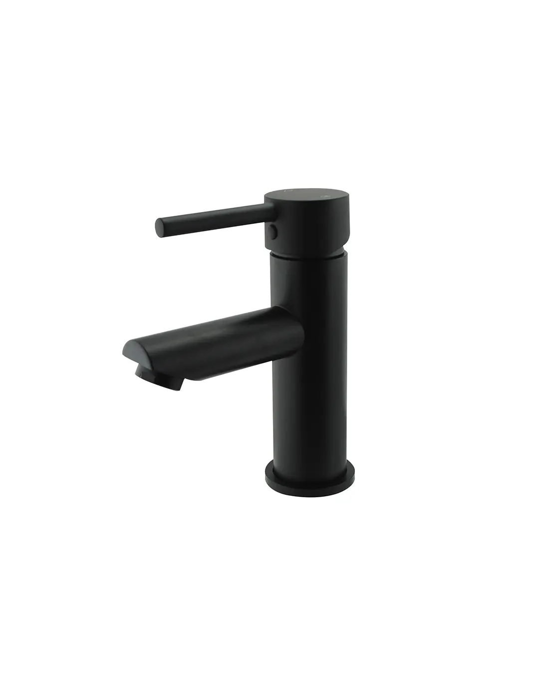 Pentro Matte Black Round Basin Mixer Tap