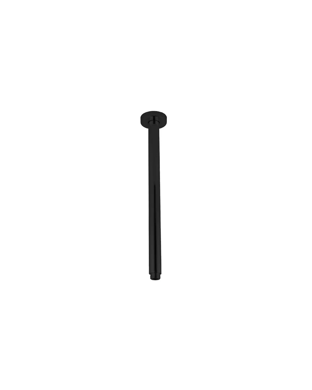 Pentro Matte Black Round Ceiling Shower Arm 400mm