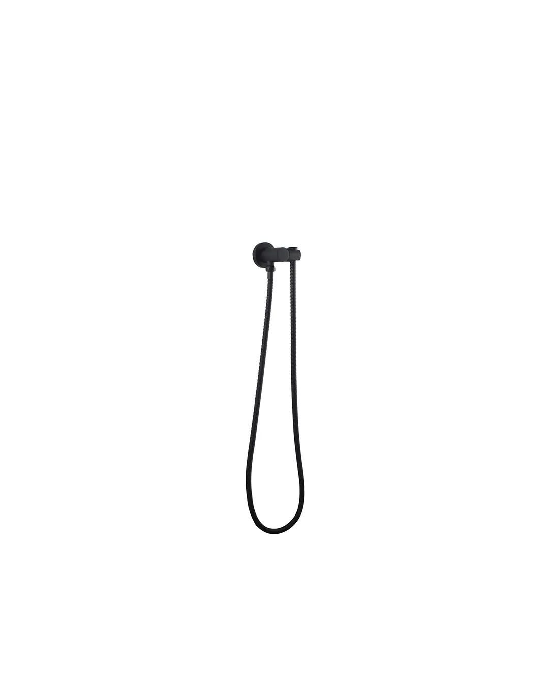 Pentro Matte Black Shower Holder & Connector