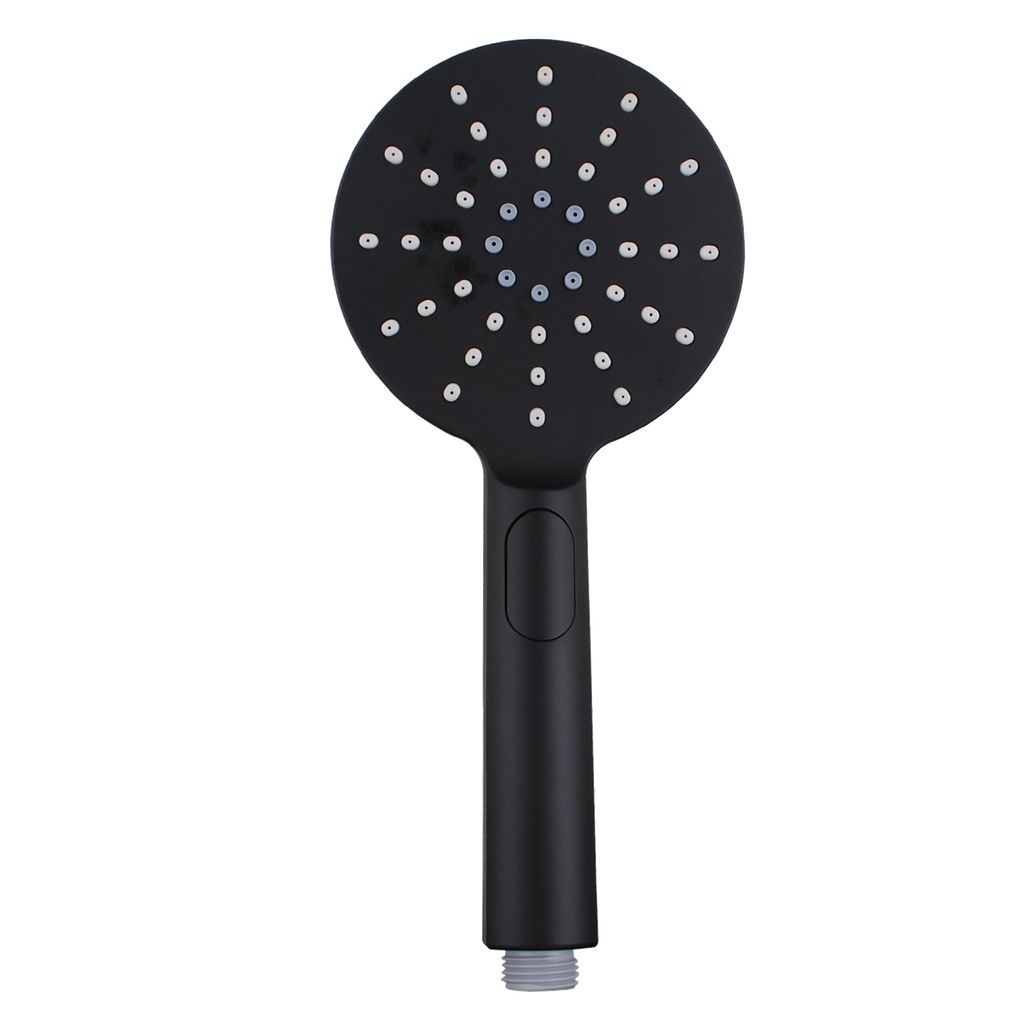 Pentro Round Matte Black ABS Sprayer Head