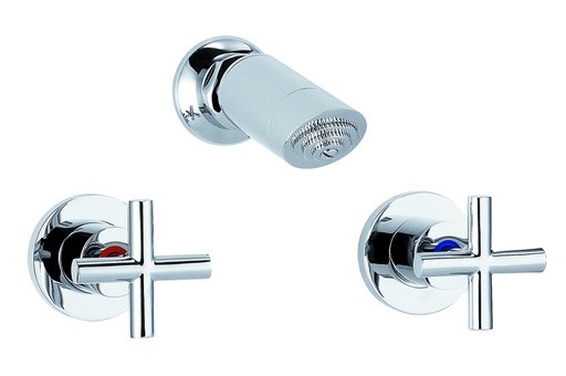 Plnz Shower Set Chrome Lead Free