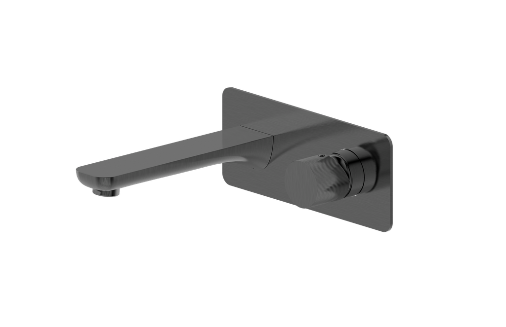 Qi Kasten Progressive Bath Mixer Trim Kit Burshed Gun Metal