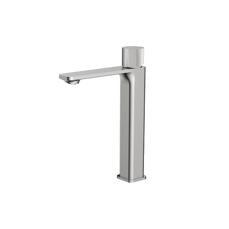 Qi Kasten Tower Basin Mixer Brushed Nickel