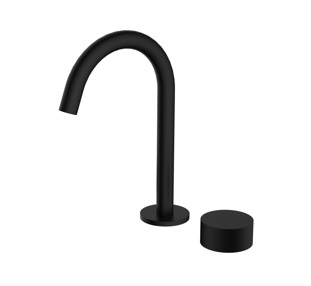 Qi Rund Progressive Rund Basin Set Matte Black