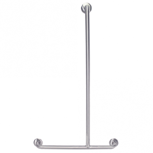 Right Hand Grab Rail 32mm Shower Grab Rail - RH 660mm x 1100mm