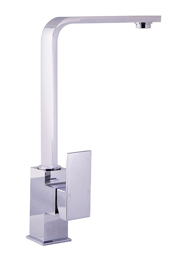 Rosa Rectangle Handle Sink Mixer Chrome Lead Free