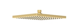 Rosa Square Overhead Shower 200mm Brushed Gold